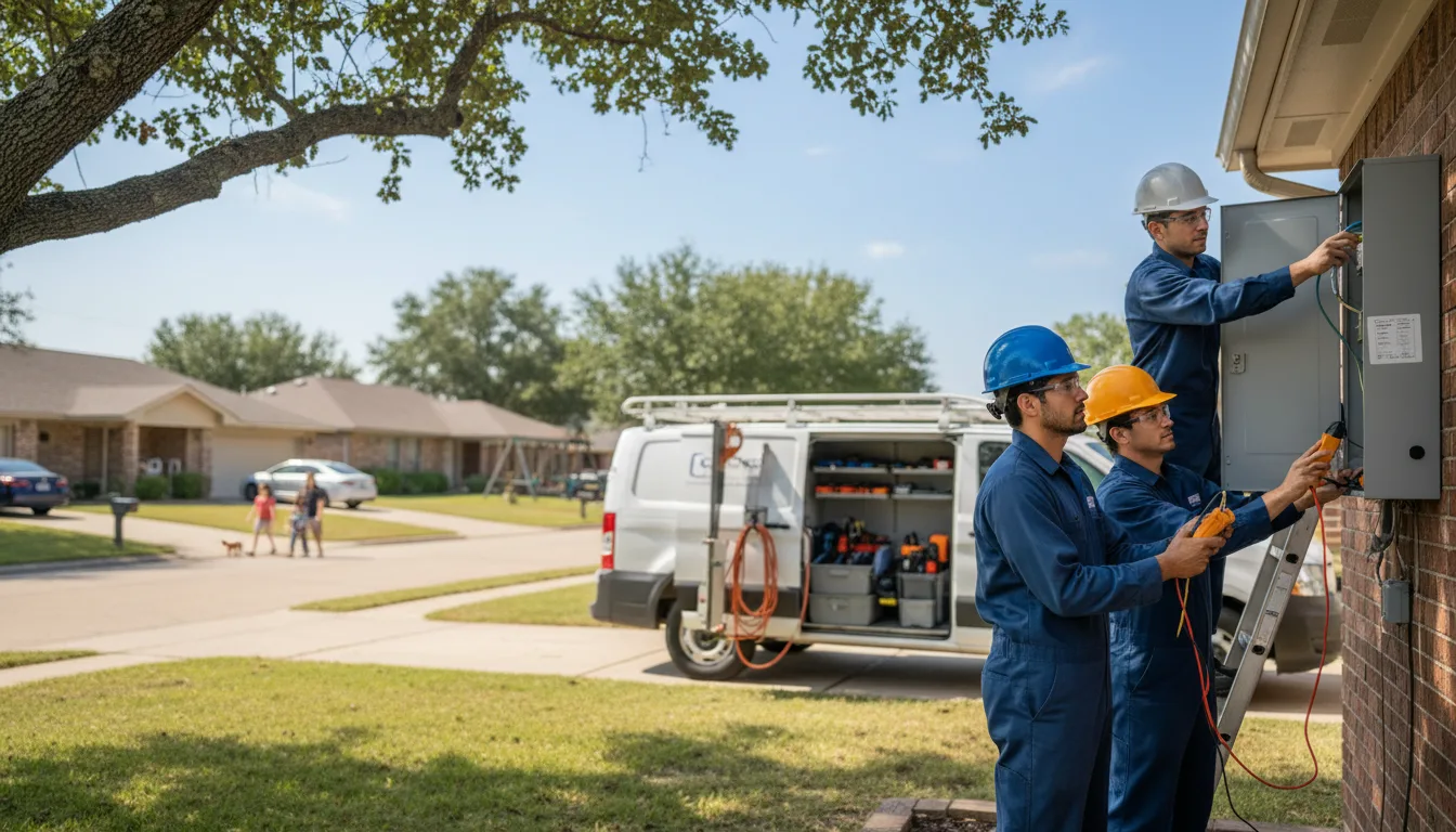 Certified electrician providing emergency electrical services in Fairfield, NE